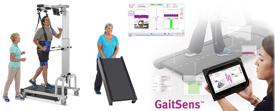 LiteGait gangtherapie und GaitSense Ganganalyse - portabel und effizient
